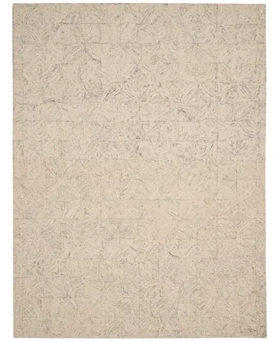 Nourison Home Interlock Itl05 8'x10'6" Area Rug In Ivory