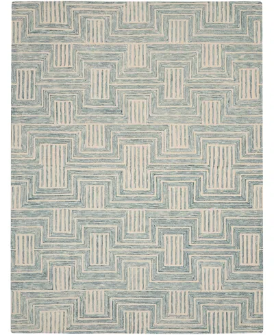Nourison Home Interlock Itl06 8'x10'6" Area Rug In Neutral