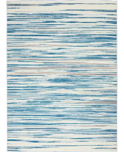 Nourison Home Jubilant Jub04 6'x9' Area Rug In Blue