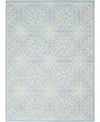 Nourison Home Jubilant Jub06 6'x9' Area Rug In Ivory,mist
