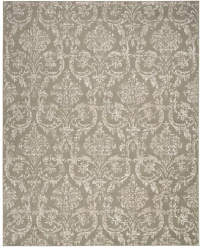 Nourison Home Jubilant Jub09 5'3"x7'3" Area Rug In Olive