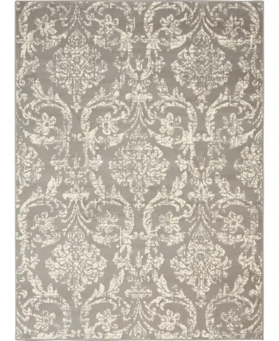 Nourison Home Jubilant Jub09 6'x9' Area Rug In Gray