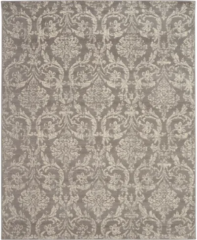 Nourison Home Jubilant Jub09 7'10"x9'10" Area Rug In Gray