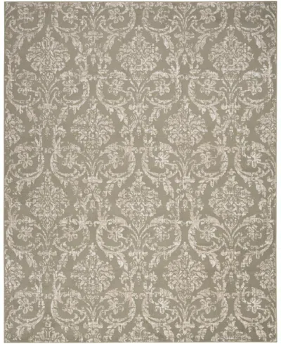 Nourison Home Jubilant Jub09 7'10"x9'10" Area Rug In Olive