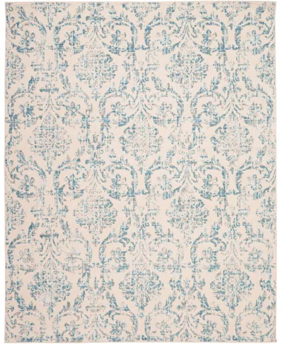 Nourison Home Jubilant Jub09 7'x10' Area Rug In Ivory,blue