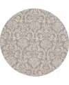 Nourison Home Jubilant Jub09 8'x8' Round Area Rug In Gray