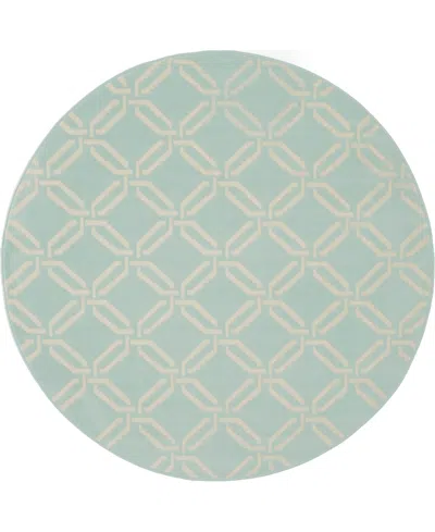 Nourison Home Jubilant Jub17 5'3"x5'3" Round Area Rug In Green