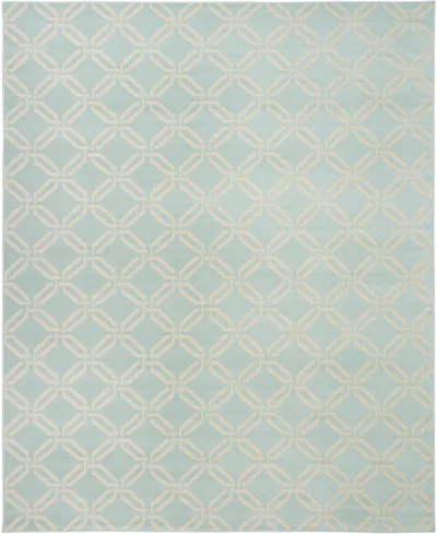 Nourison Home Jubilant Jub17 7'10"x9'10" Area Rug In Green