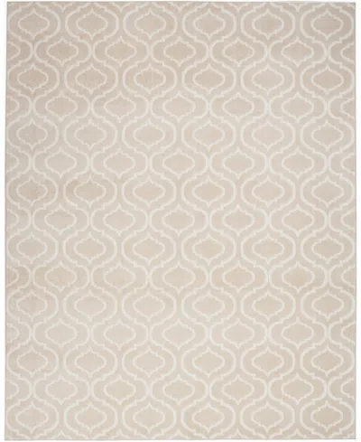 Nourison Home Jubilant Jub19 5'3"x7'3" Area Rug In Beige