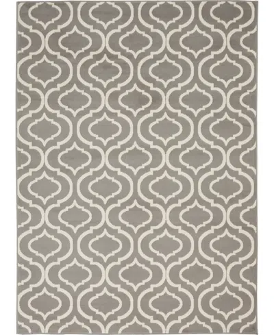 Nourison Home Jubilant Jub19 6'x9' Area Rug In Gray