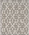 Nourison Home Jubilant Jub19 7'x10' Area Rug In Gray
