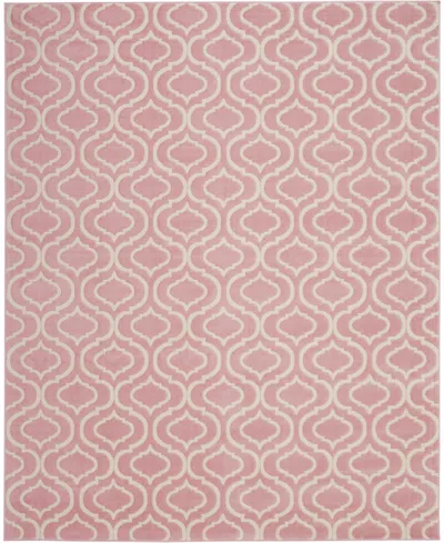 Nourison Home Jubilant Jub19 7'x10' Area Rug In Pink