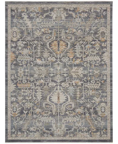 Nourison Home Lynx Lnx02 7'10"x10'1" Area Rug In Navy,multi