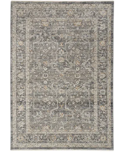 Nourison Home Lynx Lnx03 5'3"x7'10" Area Rug In Slate