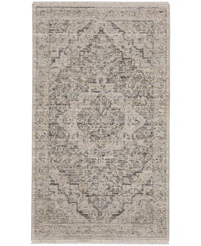 Nourison Home Lynx Lnx04 2'6"x4'6" Area Rug In Ivory
