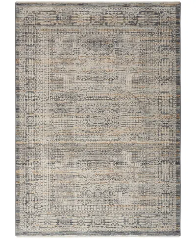 Nourison Home Lynx Lnx05 5'3"x7'10" Area Rug In Ivory,gray