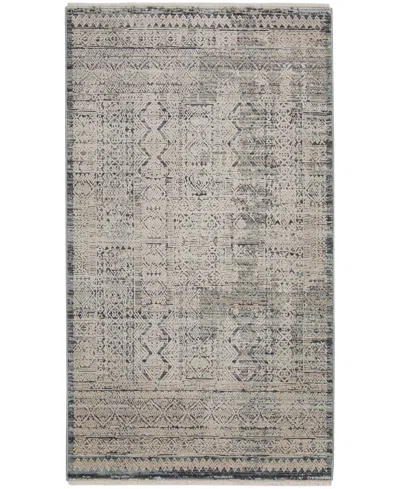 Nourison Home Lynx Lnx06 2'6"x4'6" Area Rug In Ivory,blue