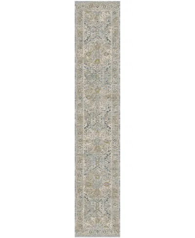 Nourison Home Lynx Lnx07 2'3"x10' Runner Area Rug In Mist