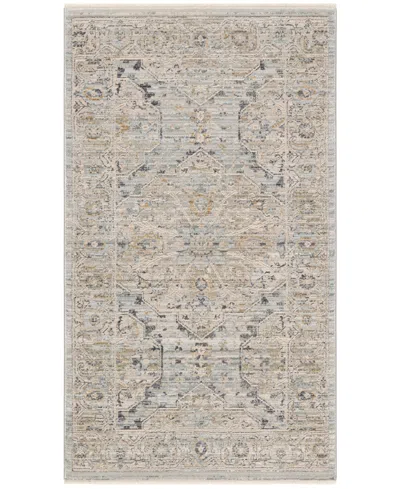 Nourison Home Lynx Lnx07 2'6"x4'6" Area Rug In Mist