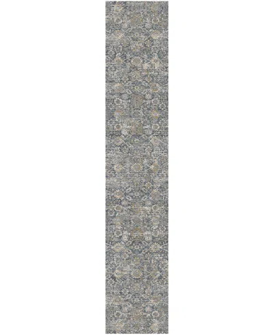 Nourison Home Lynx Lnx08 2'3"x10' Runner Area Rug In Charcoal