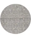 Nourison Home Lynx Lnx08 7'10"x7'10" Round Area Rug In Charcoal