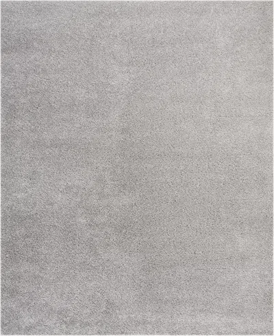 Nourison Home Malibu Shag Msg01 7'x10' Area Rug In Silver