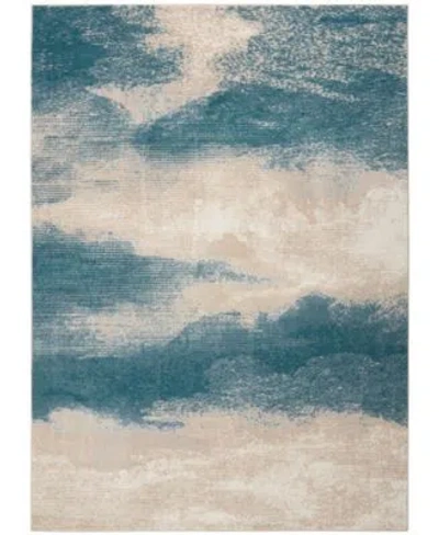 Nourison Home Maxell Mae06 Rug Collection In Ivory,teal