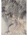 Nourison Home Maxell Mae08 7'x10' Area Rug In Gray