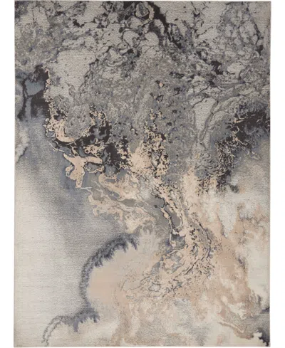 Nourison Home Maxell Mae08 7'x10' Area Rug In Gray