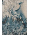 Nourison Home Maxell Mae08 Rug Collection In Ivory,teal