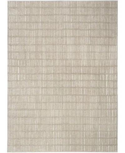 Nourison Home Modern Comfort Mnc03 5'3"x7' Area Rug In Ivory