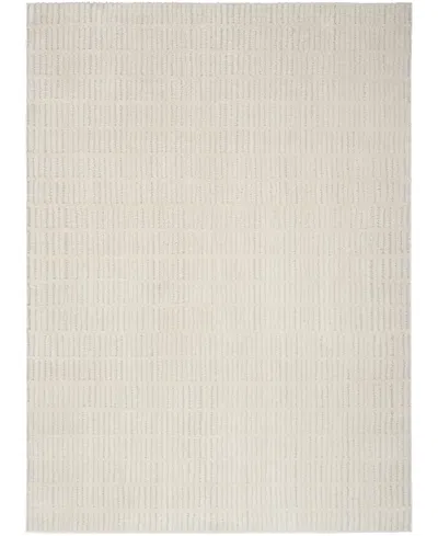 Nourison Home Modern Comfort Mnc03 5'3"x7' Area Rug In Ivory