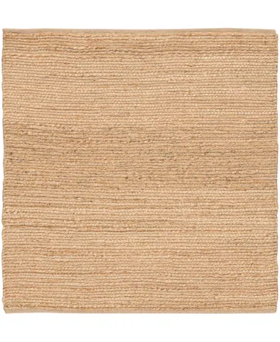 Nourison Home Natural Jute Njt01 4'x4' Square Area Rug In Taupe
