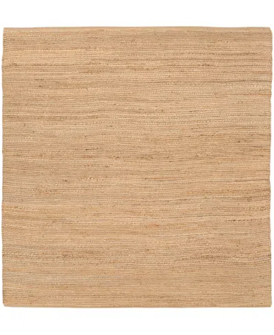 Nourison Home Natural Jute Njt01 8'x8' Square Area Rug In Taupe