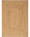 Nourison Home Natural Jute Njt03 4'x6' Area Rug In Taupe