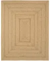 Nourison Home Natural Seagrass Nsg01 6'x9' Area Rug In Taupe