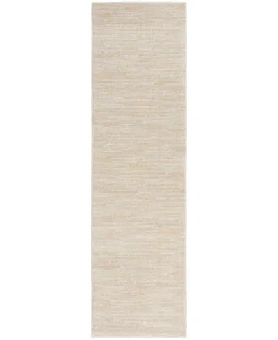 Nourison Home Nourison Essentials Nre01 2'2"x10' Runner Outdoor Area Rug In Ivory