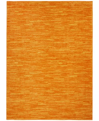 Nourison Home Nourison Essentials Nre01 5'x7' Outdoor Area Rug In Orange