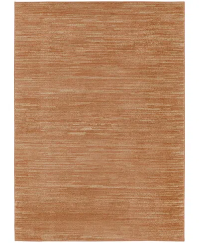 Nourison Home Nourison Essentials Nre01 5'x7' Outdoor Area Rug In Rust