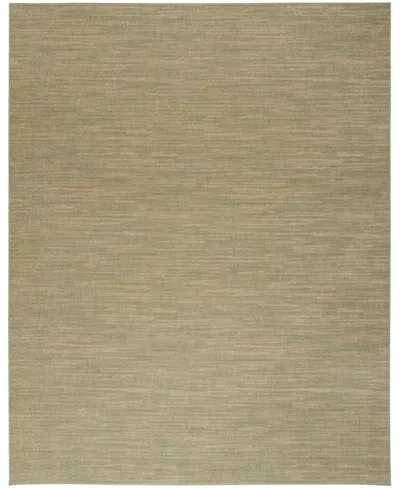 Nourison Home Nourison Essentials Nre01 6'x9' Outdoor Area Rug In Green,gold
