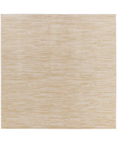 Nourison Home Nourison Essentials Nre01 7'x7' Square Outdoor Area Rug In Ivory,gold