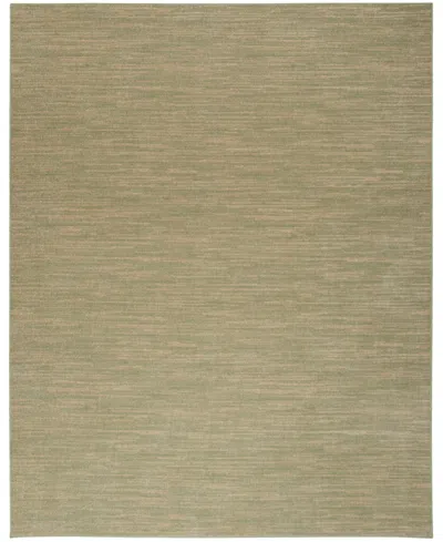 Nourison Home Nourison Essentials Nre01 8'x10' Outdoor Area Rug In Green,gold