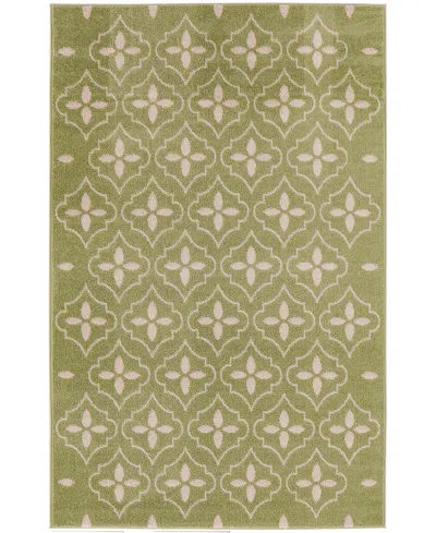 Nourison Home Nourison Essentials Nre04 4'x6' Outdoor Area Rug In Green
