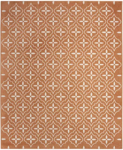 Nourison Home Nourison Essentials Nre04 8'x10' Outdoor Area Rug In Copper