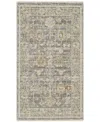 Nourison Home Oases Oae01 2'6"x4'6" Area Rug In Gray