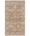 Nourison Home Oases Oae01 2'6"x4'6" Area Rug In Terracotta