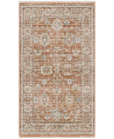 Nourison Home Oases Oae01 2'6"x4'6" Area Rug In Terracotta