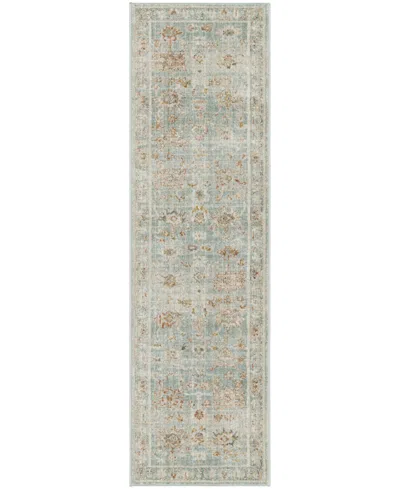 Nourison Home Oases Oae02 2'3"x8' Runner Area Rug In Mist