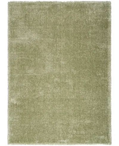 Nourison Home Pacific Shag Pcs01 5'3"x7'3" Area Rug In Green