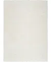 Nourison Home Pacific Shag Pcs01 5'3"x7'3" Area Rug In Ivory